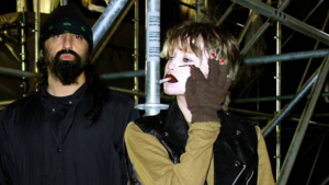 Crystal Castles in 2017 on tour.