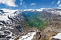 Panoramablick vom Dalsnibba ins Geirangertal