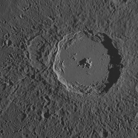 Debussy crater at a high incidence angle (79.3)