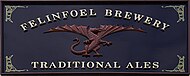 The Welsh Dragon motif of Felinfoel Brewery