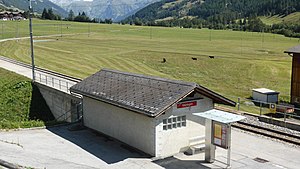 Single-story building with gabled roof