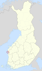 Lage von Kaskinen in Finnland