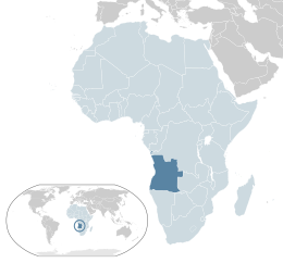 Angola - Localizzazione