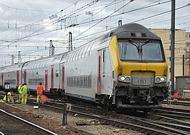 Steuerwagen in Brüssel Südbahnhof