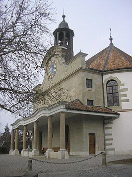 De protestantse kerk Temple de Chêne-Bougeries