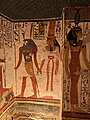 Horus leading Nefertari by the hand, entrance hall