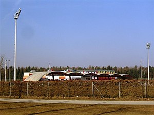 HAKA Arena, im Hintergrund die Sporthalle