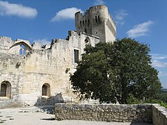 The Pons de l'Orme tower at Montmajour Abbey (14th century)