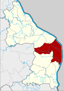 District location in Nakhon Phanom province