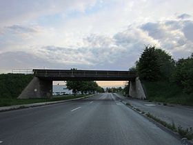Eisenbahnbrücke der Werksbahn