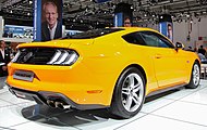 Heckseitenansicht Mustang Coupé 2017–2023