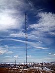 The tower for KYCS 95.1 FM, Rock Springs, Wyoming