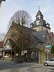 Fassade der Evangelischen Kirche in Leihgestern