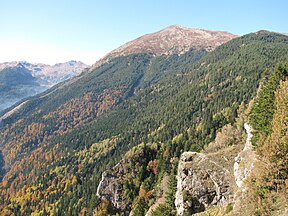 „Maja e Ropsit“ (2501 m) ein Strenges Naturreservat seit 1955, IUCN Ia