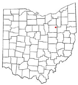 Location of Marshallville, Ohio