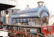 IW&D 34 "Portbury" locomotive at Bristol Docks prior to repaint.