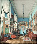 Prinz Albrecht in seinem Arbeitszimmer (1853)