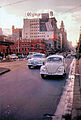 Swanston Street, looking north from Princes Bridge, 1959