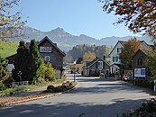 Weissbad, im Hintergrund Hoher Kasten