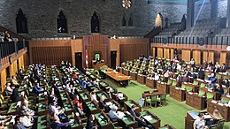 The House of Commons sits in the West Block in Ottawa