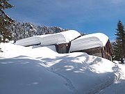 Snow on roofs