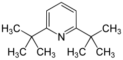 Strukturformel von 2,6-Di-tert-butylpyridin