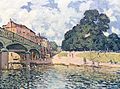 Alfred Sisley: Brücke von Hampton Court (1874)