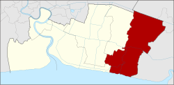 District location in Samut Prakan province