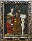 Die hl. Caecilia spielt Gambe, 1616-17, Öl auf Leinwand, 160 × 119 cm, Louvre, Paris