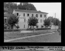 Stabio, Terme Solforose. Historisches Bild von Leo Wehrli (1948)