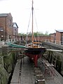 A small dry dock at Gloucester