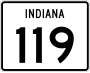 State Road 119 marker