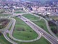 N278 am Autobahnkreuz Europlein in Maastricht bis zum Bau des König-Willem-Alexander-Tunnel