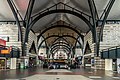 The station's ticket and waiting hall