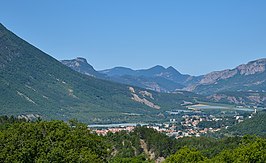 Gezicht op Laragne-Montéglin