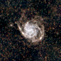 Infra­rot­auf­nahme durch das Tele­skop Herschel