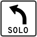 R3-5 (I) Left turn only