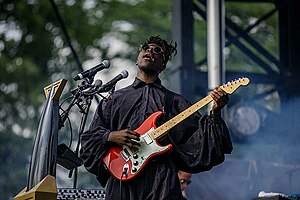 Sumney performing at Pitchfork Music Festival, 2018