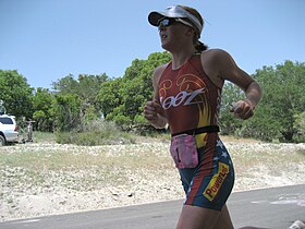 Samantha McGlone im Wildflower Triathlon, 2008