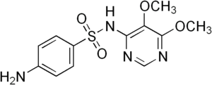 Struktur von Sulfadoxin