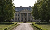 Front view of the palace