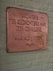 Plaquette in het NS-station