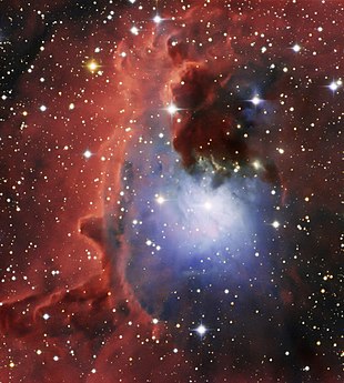 Der Emissionsnebel NGC 2626 aufgenommen mithilfe 0,9 m durchmessenden Teleskops