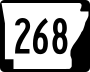 Highway 268 marker