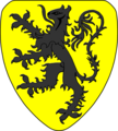 Coat of arms of the counts of Flanders.