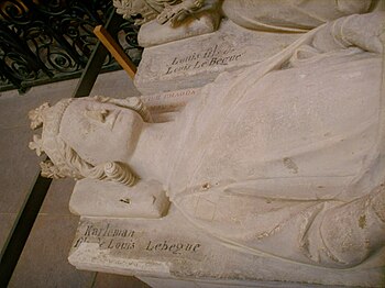 Hochgrab Karlmanns II. in der Kathedrale von Saint-Denis bei Paris