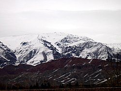 Mount Binalud, located within the county