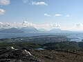 Fra Keiservarden er det god utsikt over Bodø by Foto: Lars Røed Hansen