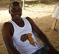 Der ghanaische Sargkünstler Eric Adjetey Anang in Teshie, November 2009