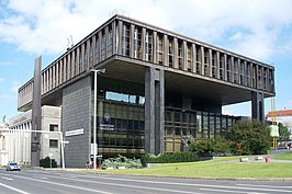 Het parlementsgebouw van Tsjecho-Slowakije